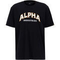 Tee-shirts sur Grenoble : T-shirt Alpha Industries College T-Shirt - black