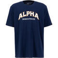 Tee-shirts sur Grenoble : T-shirt Alpha Industries College T-Shirt - ultra navy