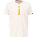 Tee-shirts sur Grenoble : T-shirt Alpha Industries Alpha Puff Print T-Shirt - jet stream white
