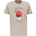 Tee-shirts sur Grenoble : T-shirt Alpha Industries NASA Orbit T-Shirt - vintage sand