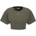 Tee-shirts sur Grenoble : T-shirt Alpha Industries Waisted T-Shirt W - dark olive