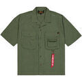 Tee-shirts sur Grenoble : T-shirt Alpha Industries Aloha Safari Shirt - dark olive