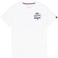 Tee-shirts sur Grenoble : T-shirt Alpha Industries Aloha Backprint T-Shirt - white