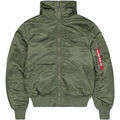 Vestes sur Grenoble : Veste Alpha Industries MA-1 Hooded - sage-green