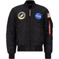 Veste Alpha Industries MA-1 VF Vintage Fit NASA - black Grenoble