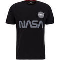 Tee-shirts sur Grenoble : T-shirt Alpha Industries NASA Reflective T-Shirt - black