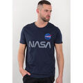 Tee-shirts sur Grenoble : T-shirt Alpha Industries NASA Reflective T-Shirt - rep.blue