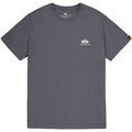 Tee-shirts sur Grenoble : T-shirt Alpha Industries Basic T-Shirt SL - greyblack