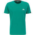 Tee-shirts sur Grenoble : T-shirt Alpha Industries Basic T-Shirt SL - jungle green