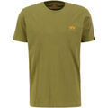 Tee-shirts sur Grenoble : T-shirt Alpha Industries Basic T-Shirt SL - moss green