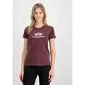 T-shirt Alpha Industries New Basic T-Shirt BL W - deep maroon Grenoble
