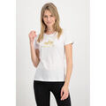 Tee-shirts sur Grenoble : T-shirt Alpha Industries New Basic T-Shirt BL FP W - white/yellow gold