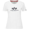 T-shirt Alpha Industries New Basic T-Shirt BL Glitter W - white Grenoble