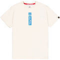 Tee-shirts sur Grenoble : T-shirt Alpha Industries Alpha Puff Print T-Shirt - vintage white