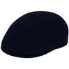Casquette Chapeau-Tendance Casquette bomb&eacute;e 100% laine T57 Bleu