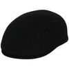 Casquette Chapeau-Tendance Casquette bomb&eacute;e 100% laine T57 Noir