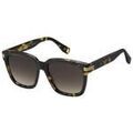 Lunettes sur Grenoble : Lunettes de soleil Marc Jacobs MJ 1035/S Lunettes de soleil, Havana/Marron, 53 mm