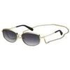 Lunettes de soleil Marc Jacobs MARC 772/N/S Lunettes de soleil, Or/Gris, 60 mm Dor&eacute;