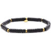 Bracelets Sixtystones Bracelet Perles eishi 4mm Dor&eacute; Perles -Medium-18cm Dor&eacute;