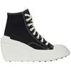 Chaussures escarpins Converse Chuck 70 Luxe Wedge Egret Montantes