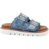 Mules Caf&eacute; Noir C1GM9101-PE25-B017 Bleu