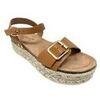 Chaussures enfant Bubble Bobble Sandales pour fille mod&egrave;le a2973, couleur fauve Marron