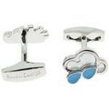 Boutons de manchette sur Grenoble : Boutons de manchettes Simon Carter Boutons de manchette Pluie et soleil Nacre blanche