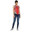 Chemises sur Grenoble : Chemise Desigual Blouse Ginebra rouge 19SWBW91
