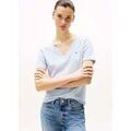 T-shirt Tommy Hilfiger T-Shirt col V femme bleu T-shirt Tommy Hilfiger T-Shirt col V femme bleu Grenoble