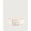 Ceinture Orciani U08340 - SPORTIVA BULL IN CUOIO 3 CM-BIANCO