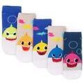 Chaussettes sur Grenoble : Chaussettes Baby Shark Multi-Character Chaussettes mollet Lot de 5