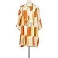 Robe courte By Malene Birger Robe en soie orange