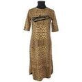 Robes sur Grenoble : Robe Laurence Bras Robe en coton marron