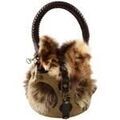Sac &agrave; main Barbara Rihl Sac &agrave; main en fourrure marron Marron Grenoble