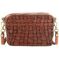 Sacs &agrave; mains sur Grenoble : Sac &agrave; main Campomaggi C021330ND-X2273 BAULETTO MINI DECORO INTRE Marron