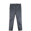 Pantalon Vintage Pantalon slim en cuir noir