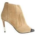 Chaussures &agrave; talons femme sur Grenoble : Chaussures escarpins Balmain Talons en daim marron