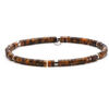 Bracelets Sixtystones Bracelet Perles i 4mm Pierres -Large-20cm Argent&eacute;