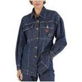 Chemises sur Grenoble : Chemise Caf&eacute; Noir C7JJ0177-PE25-B008 Bleu