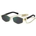 Lunettes sur Grenoble : Lunettes de soleil Marc Jacobs MARC 496/S Lunettes de soleil, Or/Vert, 55 mm Dor&eacute;