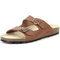 Mules homme sur Grenoble : Mules Kickers Elk, Sandales Homme, Marron Clair