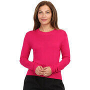 Pull La Modeuse Pulls pour femme - Fuchsia fonc&eacute; - Rose