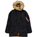 Vestes sur Grenoble : Veste Alpha Industries N-3B VF 59 Vintage Fit W - black