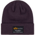 Chapeaux sur Grenoble : Chapeau Alpha Industries Crew Beanie - Plum