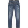 Jeans Le Temps des Cerises Jeans pulp slim snap 7/8&egrave;me destroy bleu Bleu