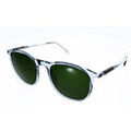 Lunettes sur Grenoble : Lunettes de soleil Calvin Klein Jeans Mixte 22537 S, Gris translucide, forme pantos