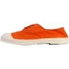 Baskets basses Bensimon Tennis &agrave; Lacets Orange