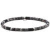 Bracelets Sixtystones Bracelet Perles Heishi 4mm Pierre Jaspe -Large-20cm Argent&eacute;