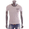 T-shirt Redskins - T-Shirt slim fit Hollis gris homme