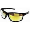 Lunettes sur Grenoble : Lunettes de soleil Skeena MIXTE SPORT Stanley L370318 noir miroir jaune